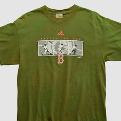 Olive Boston Red Sox Adidas 2000s T-shirt
