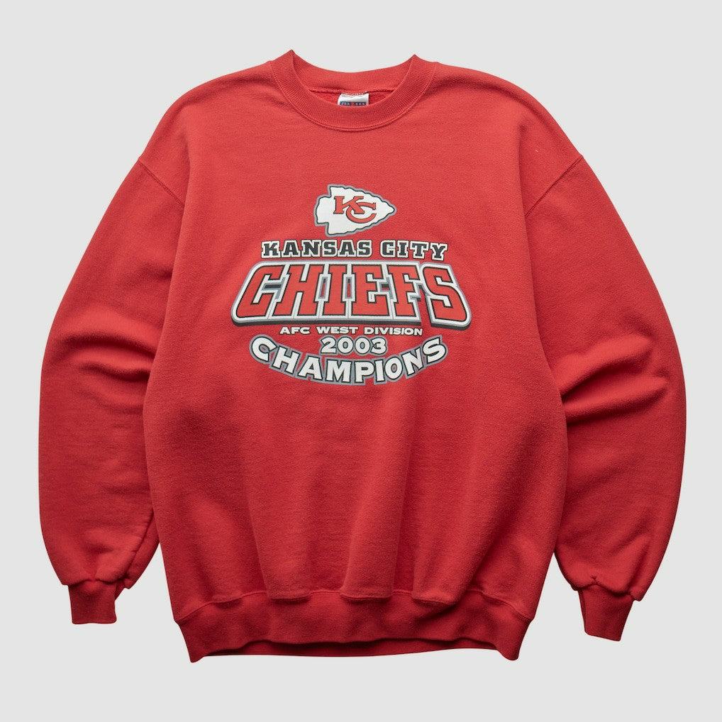 Jerzees 2003 Pullover Sweatshirt - Kansas City Chiefs Pullover