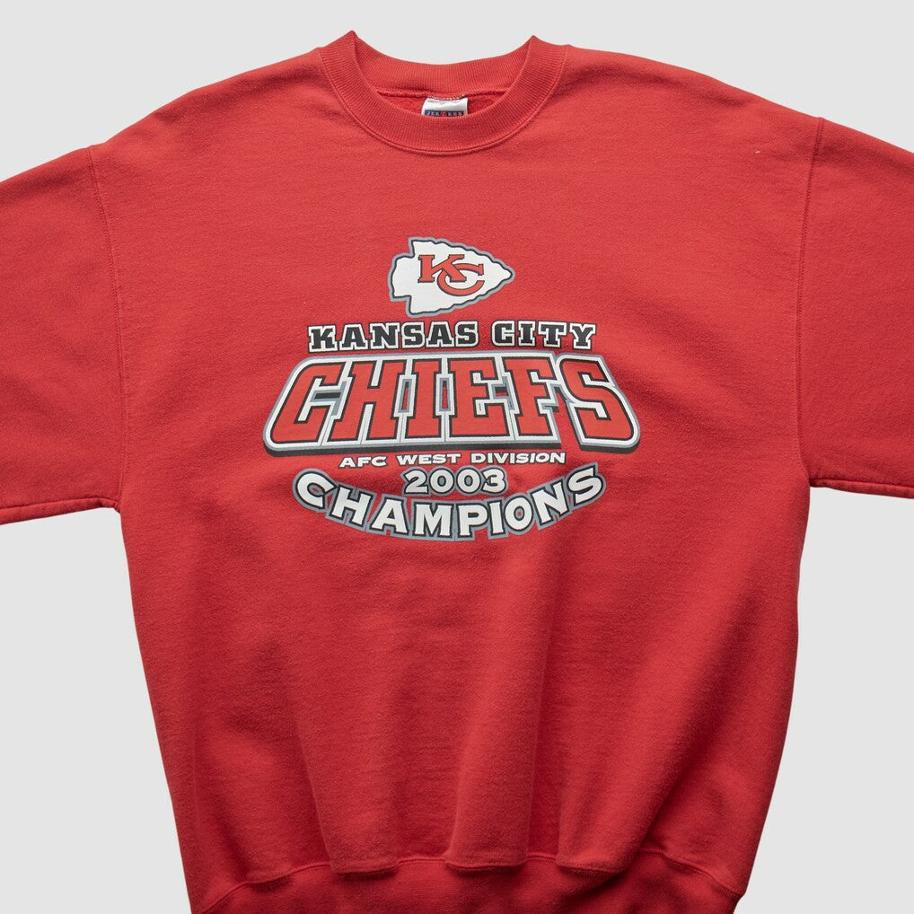 Jerzees 2003 Pullover Sweatshirt - Kansas City Chiefs Pullover