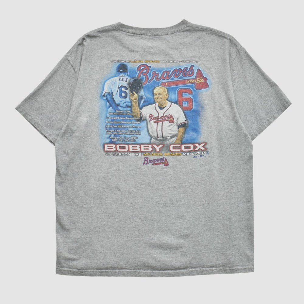 Heather Gray Atlanta Braves Majestic 2010 T-shirt