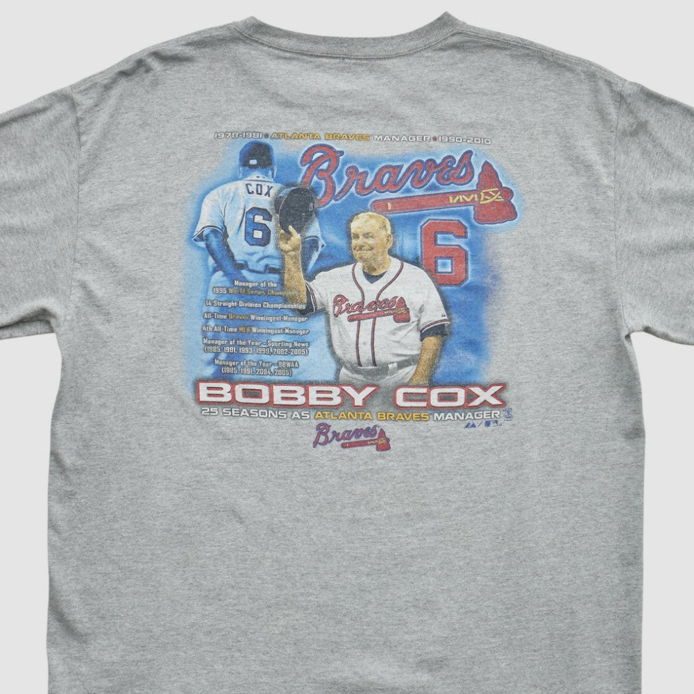 Heather Gray Atlanta Braves Majestic 2010 T-shirt