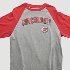 Heather Gray Cincinnati Reds Majestic 2009 T-shirt