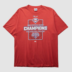 Red Philadelphia Phillies Majestic 2009 T-shirt