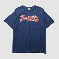 Navy Atlanta Braves Lee Sport 2000s T-shirt