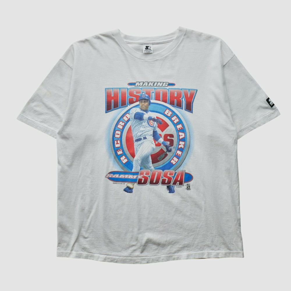 White Sammy Sosa Starter 1998 T-shirt