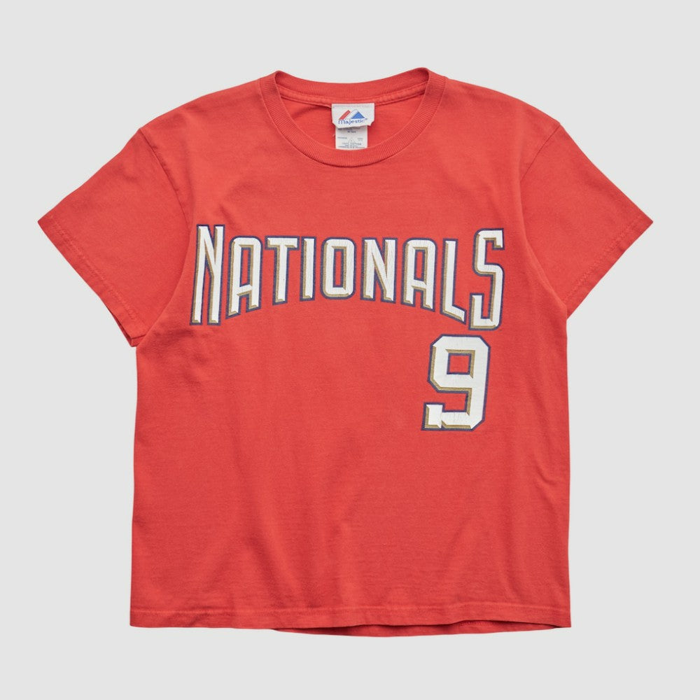 Red Washington Nationals Majestic 2000s T-shirt