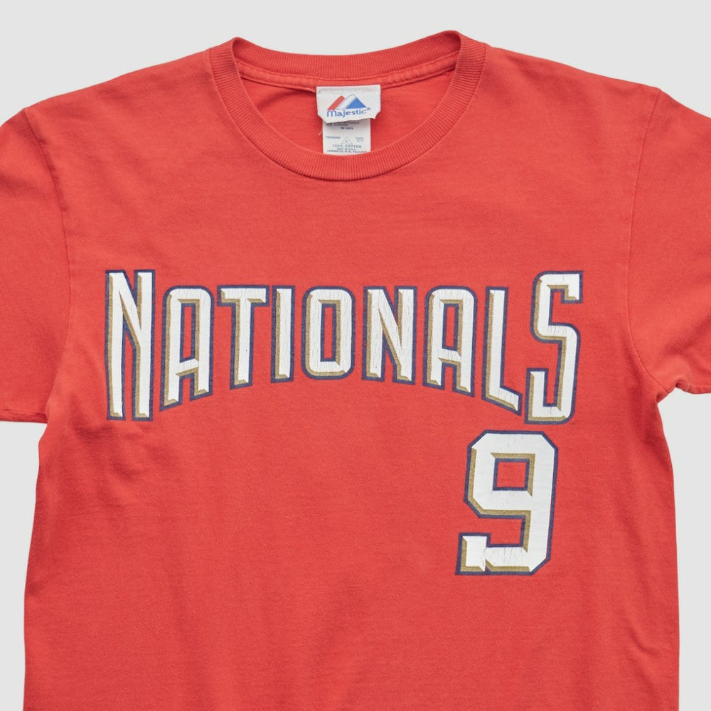 Red Washington Nationals Majestic 2000s T-shirt