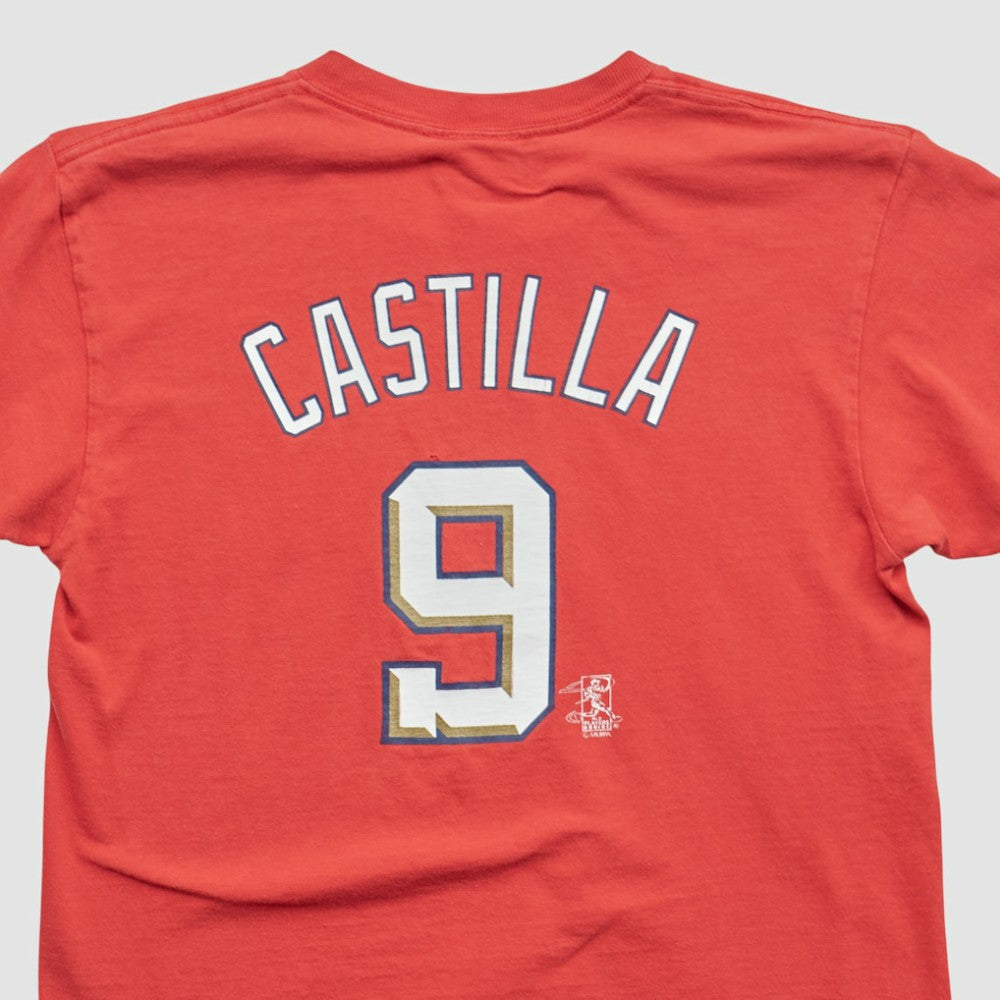 Red Washington Nationals Majestic 2000s T-shirt