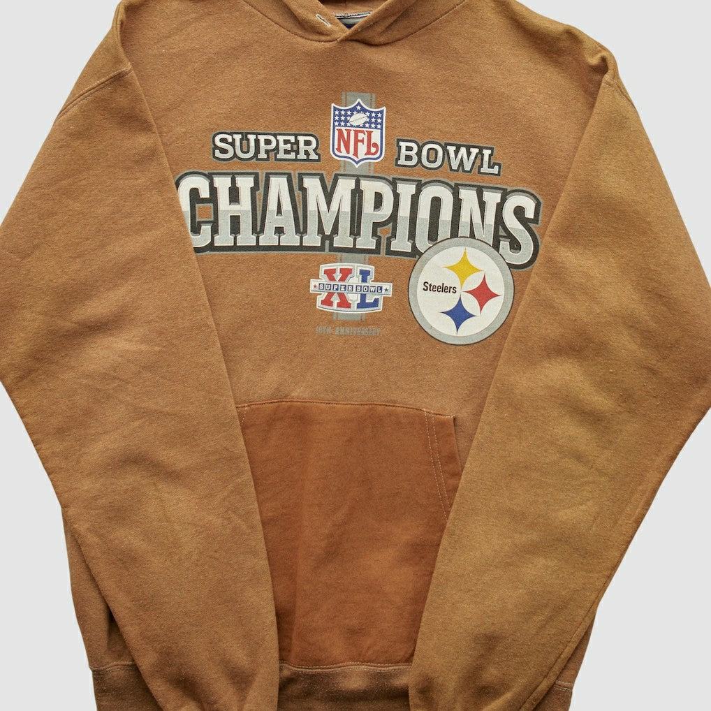 Super Bowl XL Reebok 2006 Hooded Pullover Sweatshirt - Pittsburgh Steelers Pullover