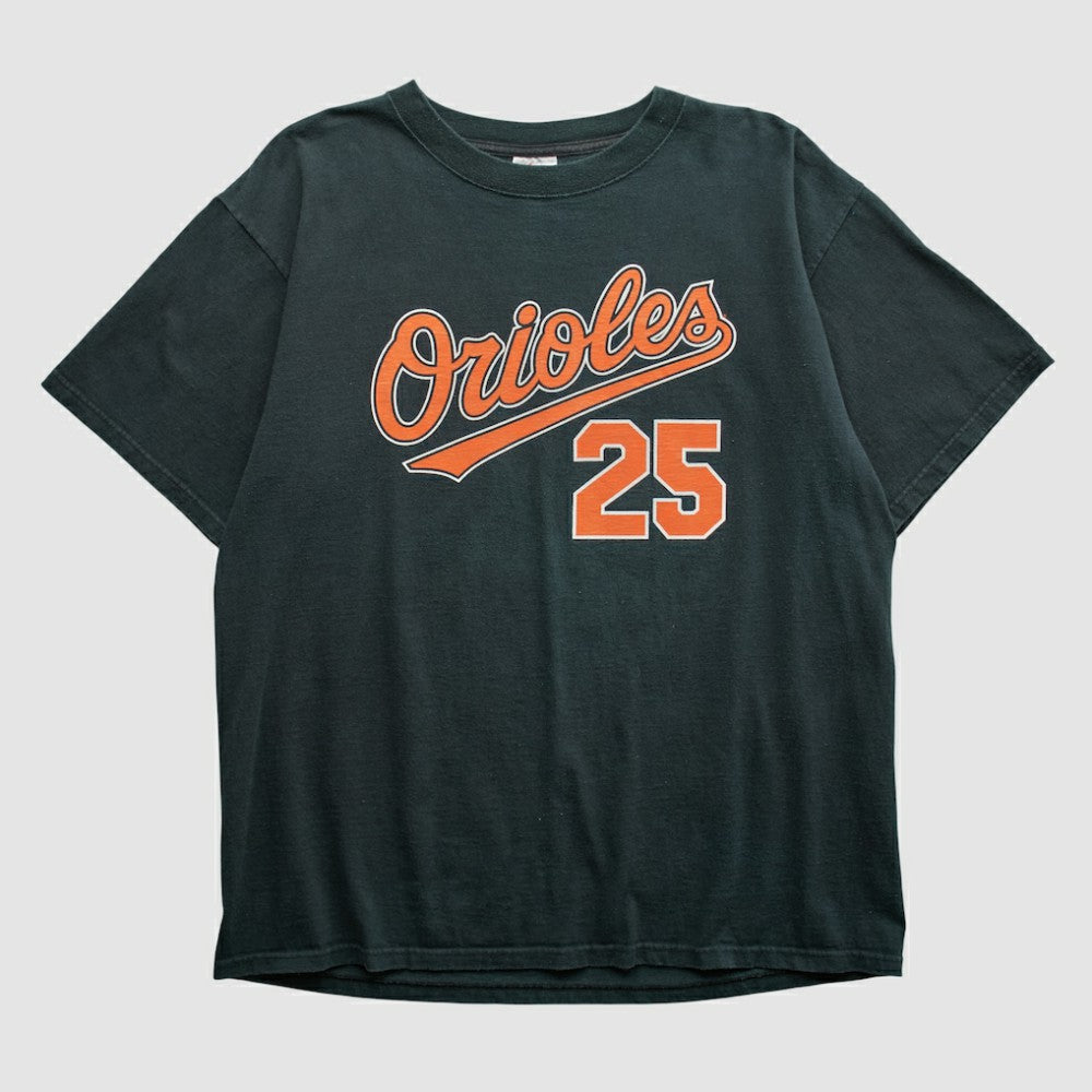 Black Baltimore Orioles Majestic 2000s T-shirt