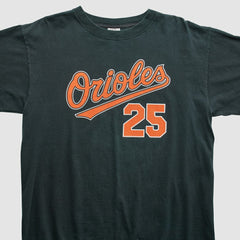 Black Baltimore Orioles Majestic 2000s T-shirt