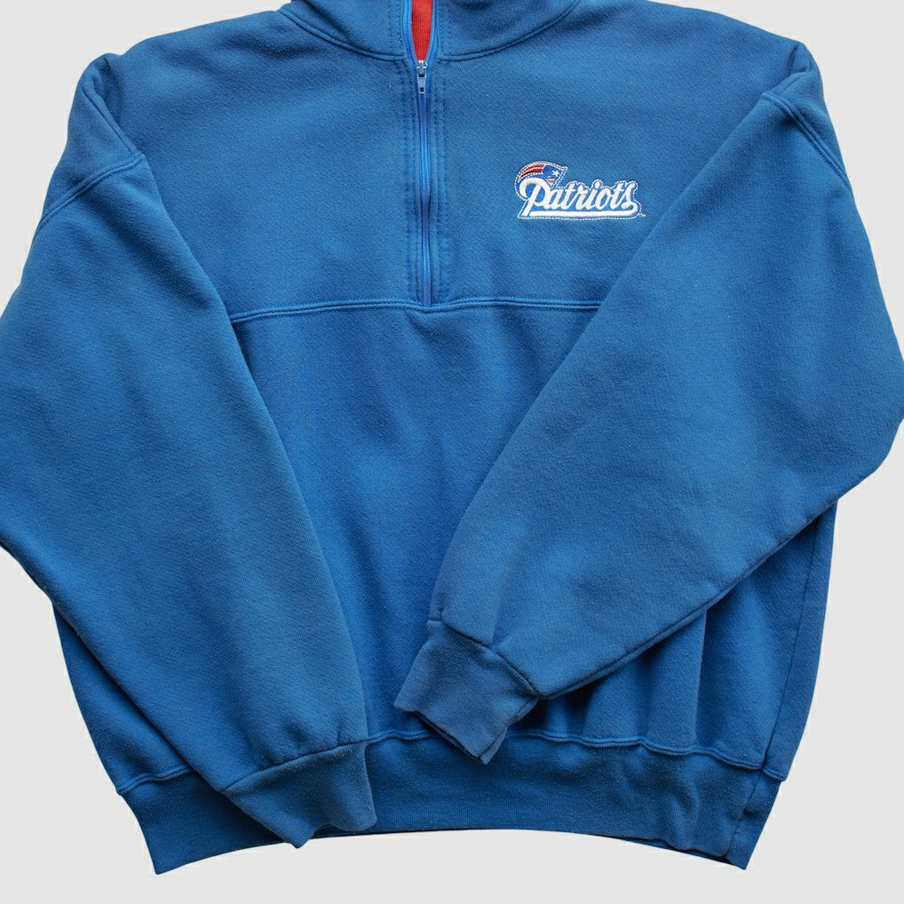 Dodger 90s 1/4 Zip Sweatshirt - New England Patriots Sweatshirts