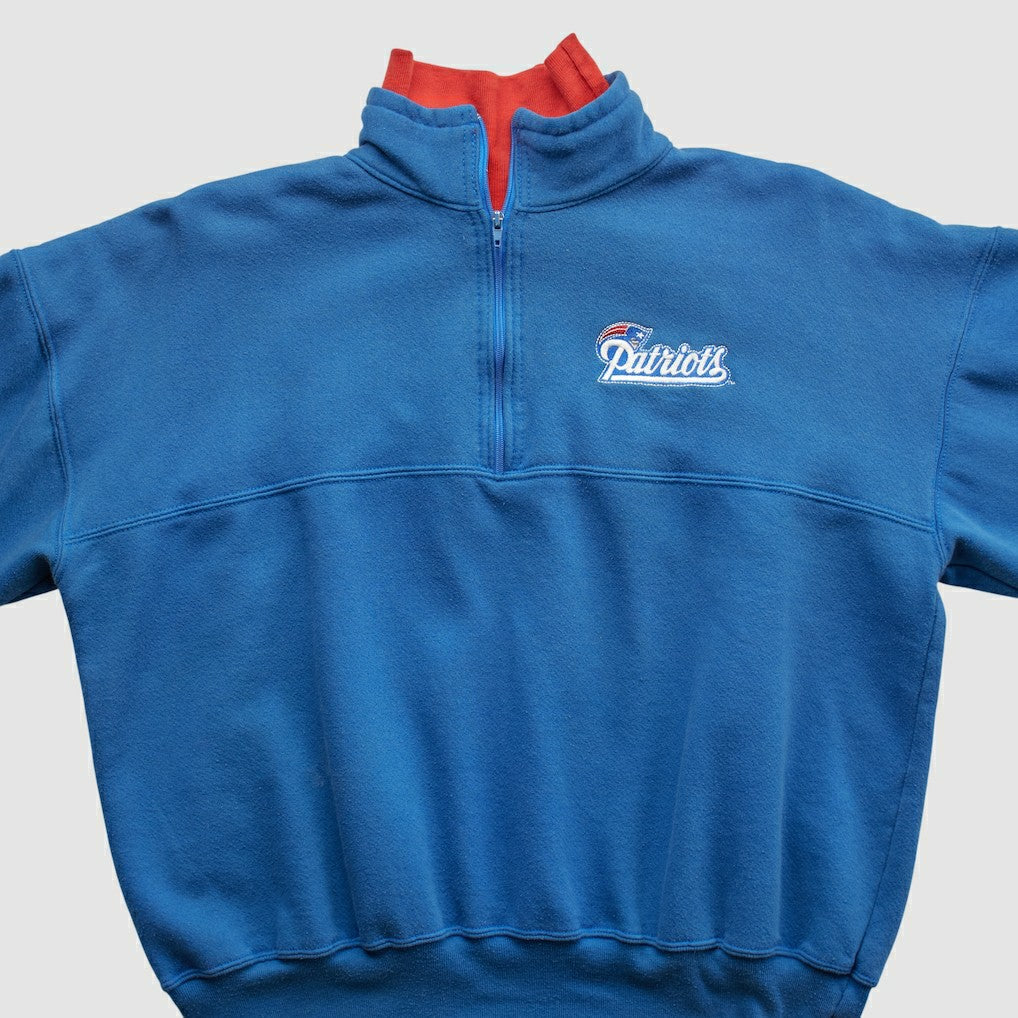 Dodger 90s 1/4 Zip Sweatshirt - New England Patriots Sweatshirts