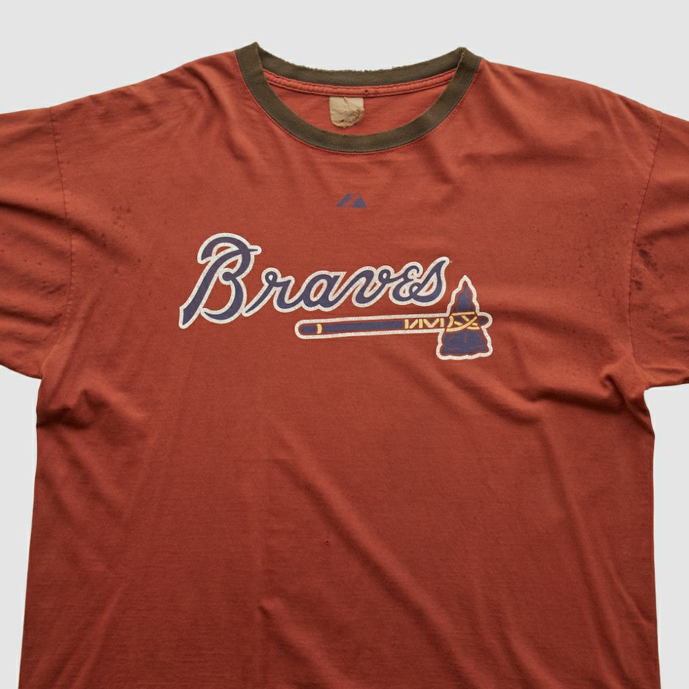 Red Atlanta Braves 2000s T-shirt