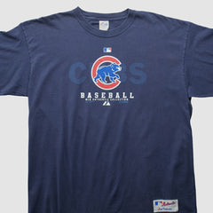 Navy Chicago Cubs Majestic 2000s T-shirt