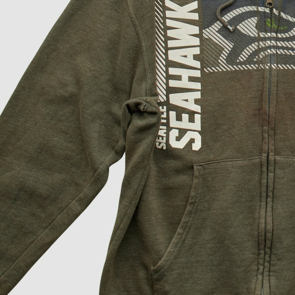 NFL 2010s Hooded Full Zip Sweatshirt - Seattle Seahawks Sweatshirts