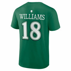 Caleb Williams  St. Patrick's Day Icon Name & Number T-Shirt - Chicago Bears T-shirts
