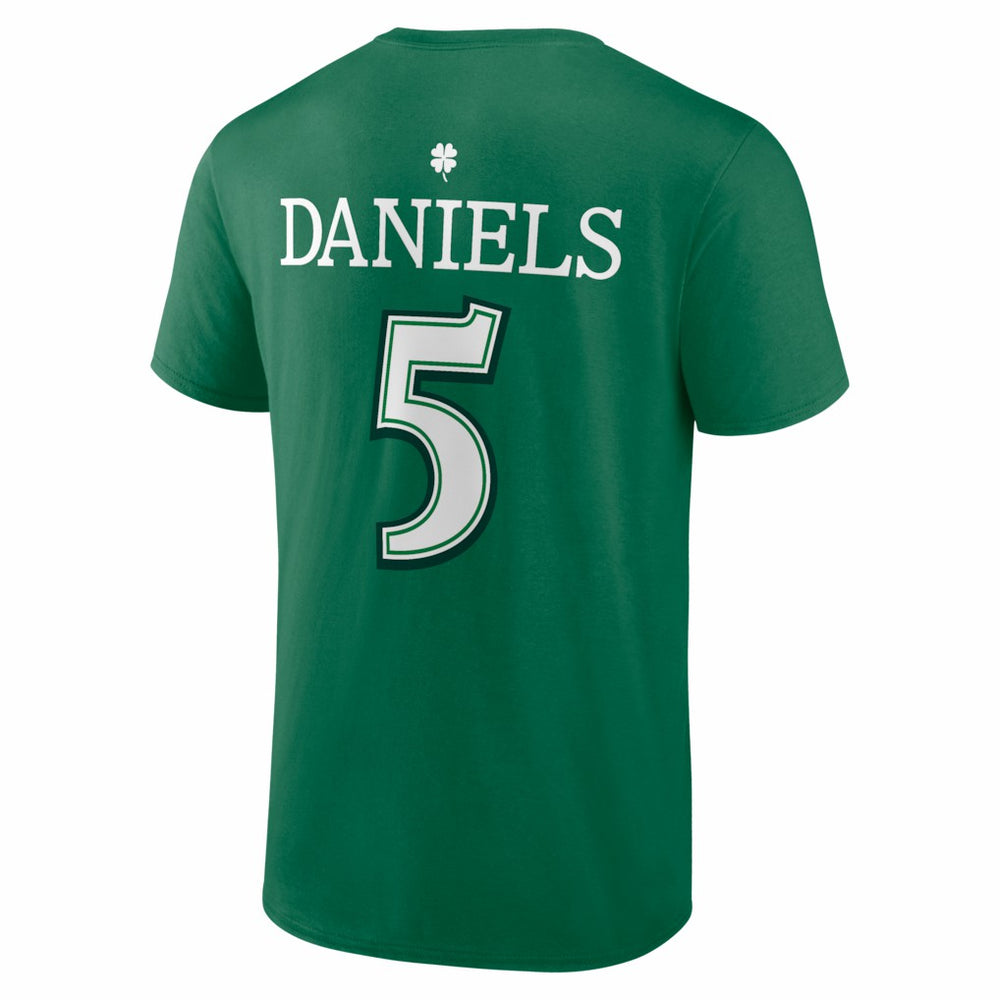 Jayden Daniels  St. Patrick's Day Icon Name & Number T-Shirt - Washington Commanders T-shirts