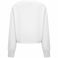 White Toronto Blue Jays Levelwear Women's Judd Cornerstone Cropped Sweatshirt