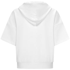 White St. Louis Cardinals Levelwear Women's Amber Short Sleeve Cornerstone Hoodie