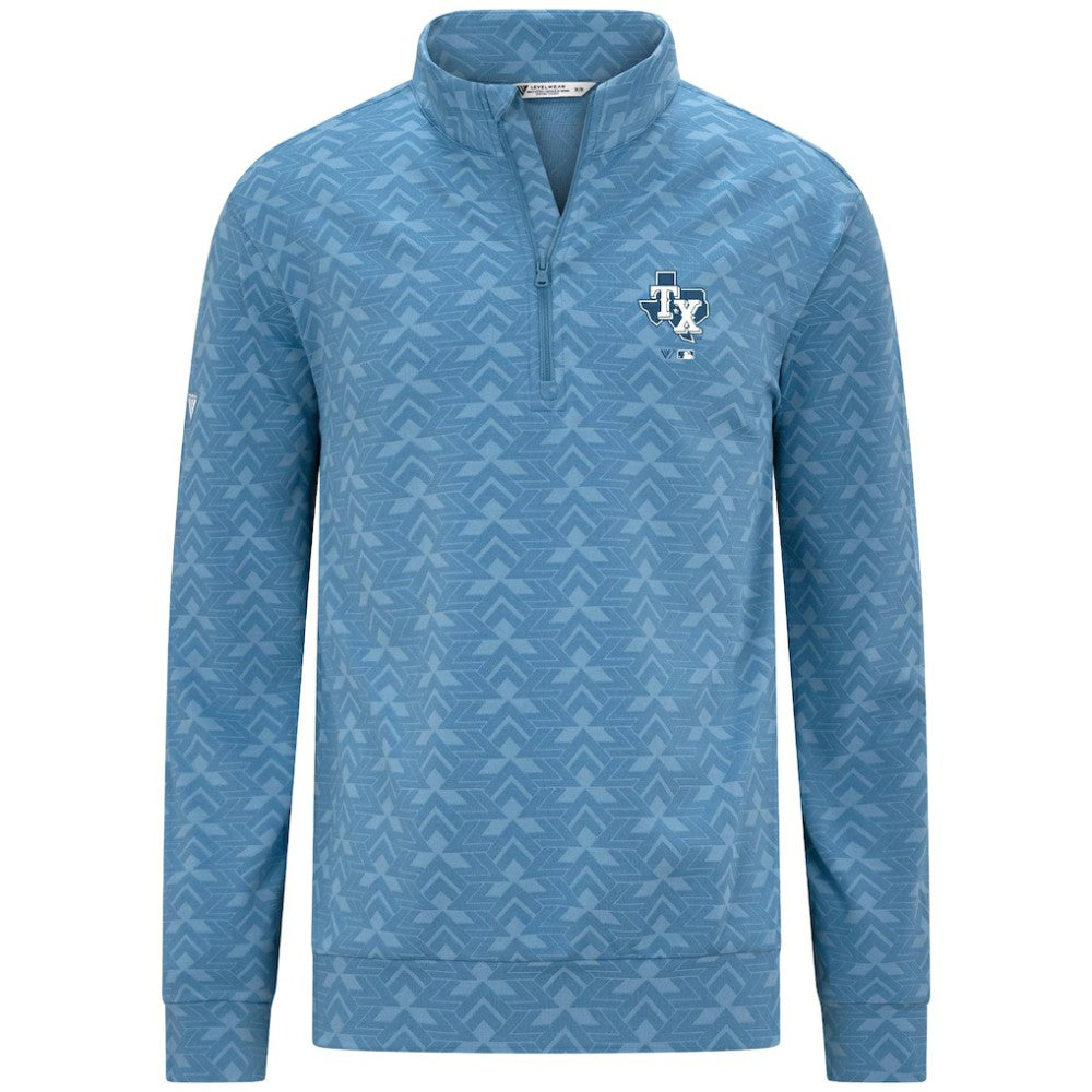 Blue Texas Rangers Levelwear Chameleon Quarter-Zip Pullover