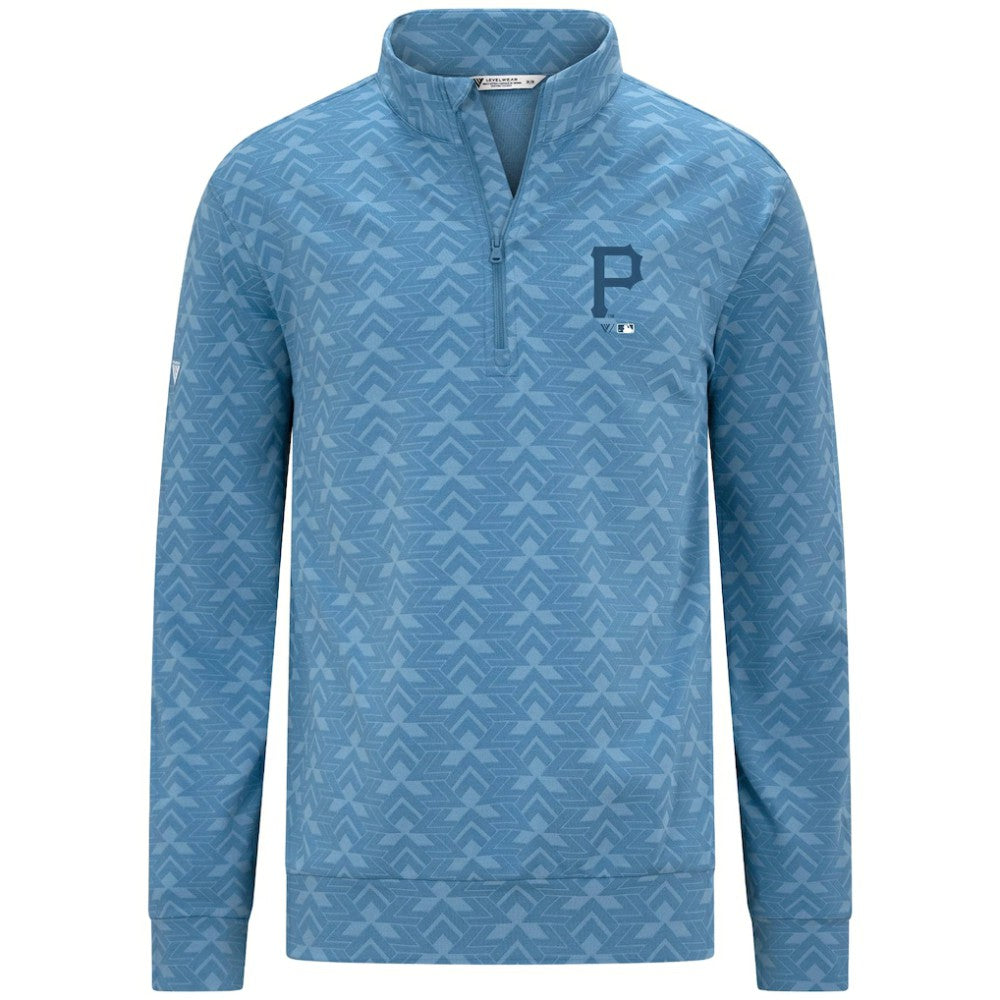 Blue Pittsburgh Pirates Levelwear Chameleon Quarter-Zip Pullover
