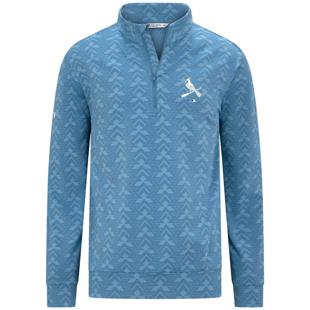 Blue St. Louis Cardinals Levelwear Chameleon Quarter-Zip Pullover