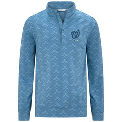 Blue Washington Nationals Levelwear Chameleon Quarter-Zip Pullover