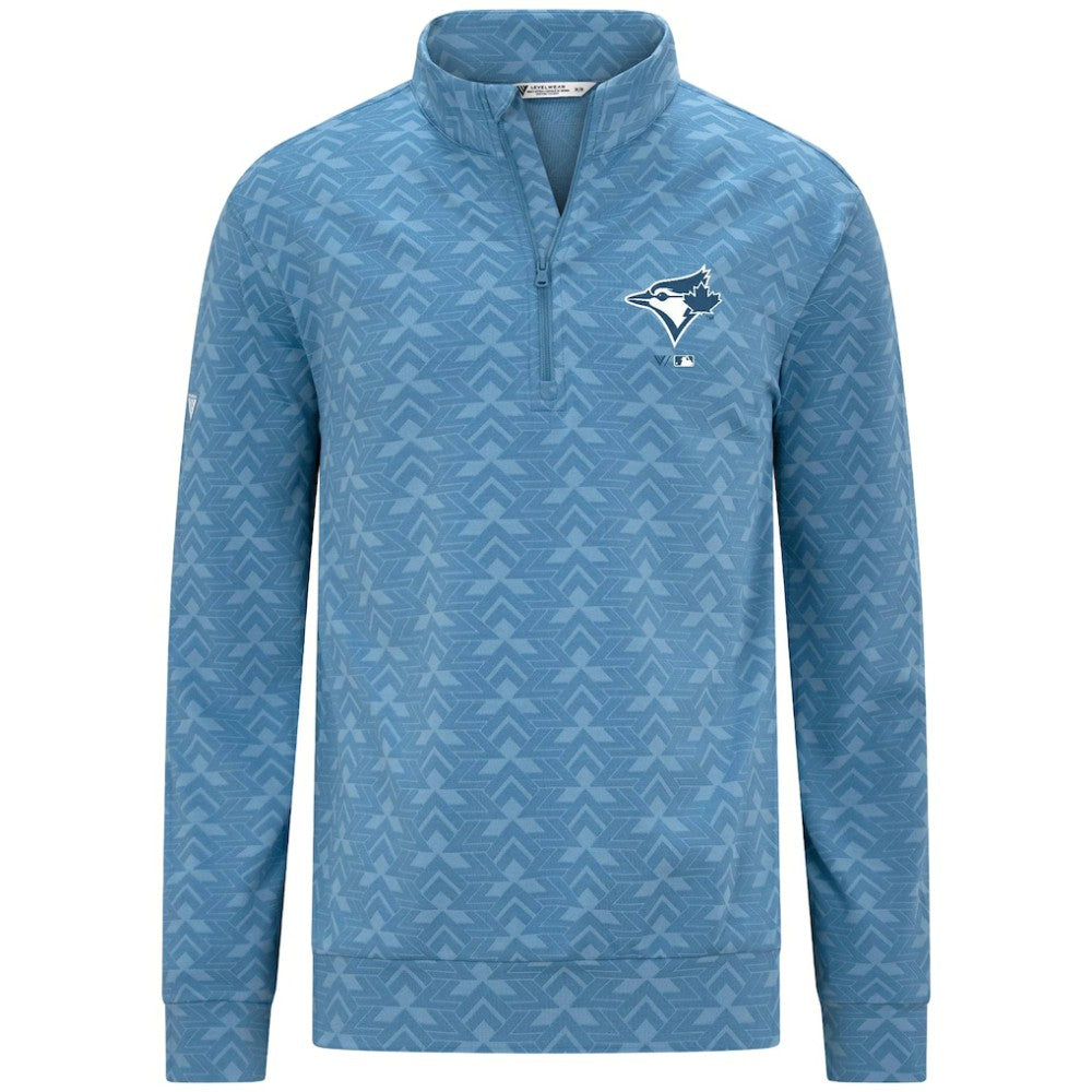Blue Toronto Blue Jays Levelwear Chameleon Quarter-Zip Pullover