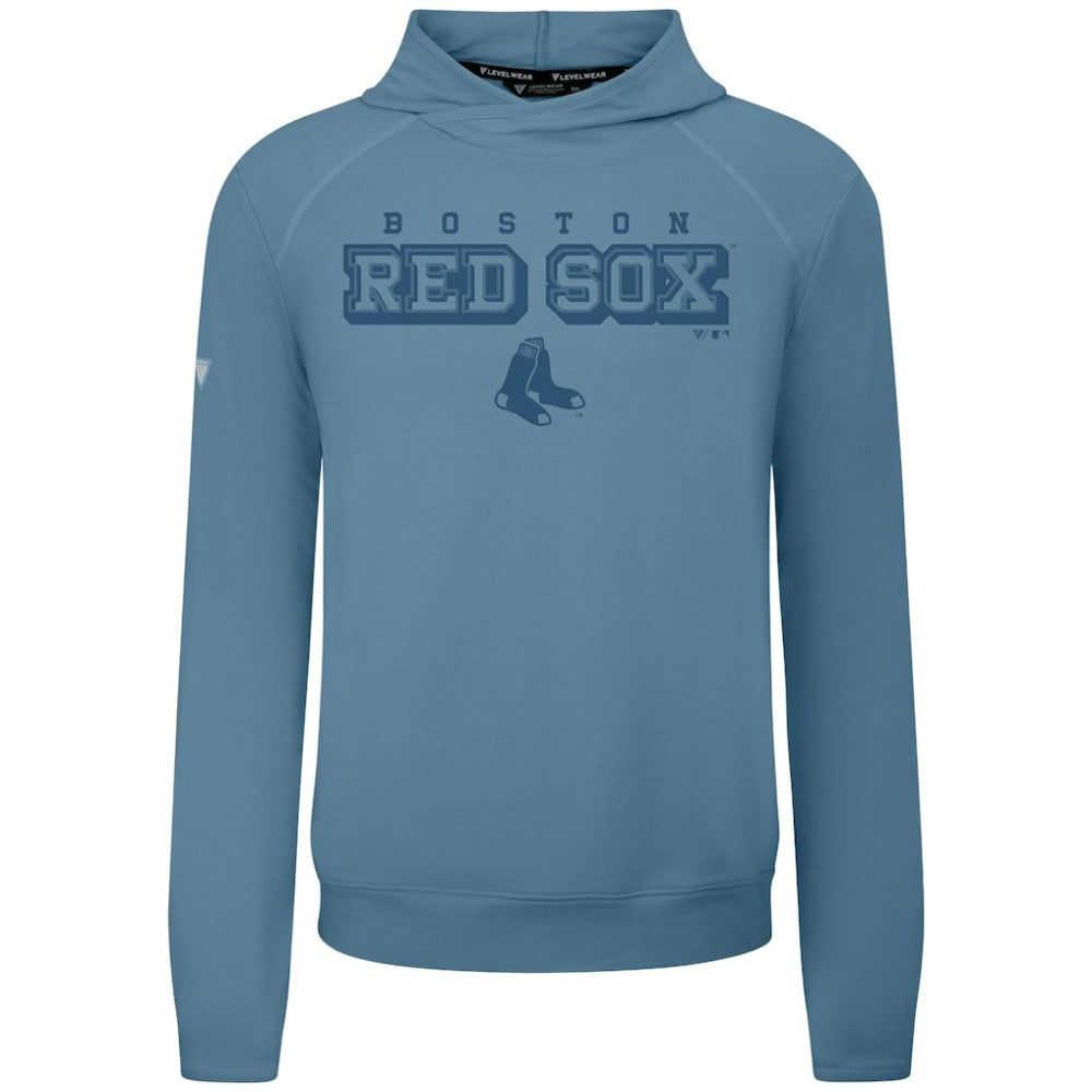 Blue Boston Red Sox Levelwear Mandate Tri-Blend Hoodie