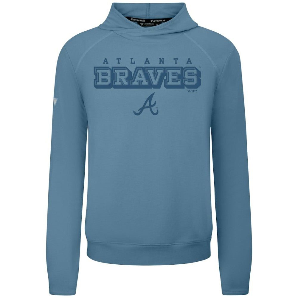 Blue Atlanta Braves Levelwear Mandate Tri-Blend Hoodie