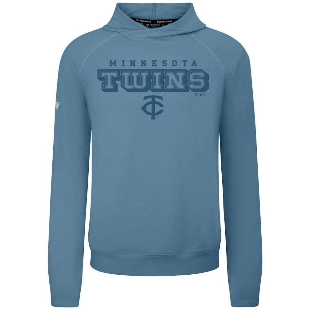 Blue Minnesota Twins Levelwear Mandate Tri-Blend Hoodie
