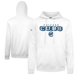 White Chicago Cubs Levelwear Podium Hoodie