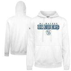 White Milwaukee Brewers Levelwear Podium Hoodie