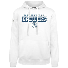 White Milwaukee Brewers Levelwear Podium Hoodie