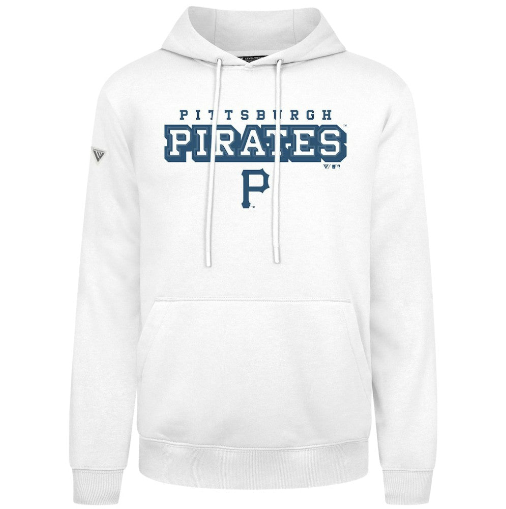 White Pittsburgh Pirates Levelwear Podium Hoodie