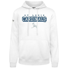 White St. Louis Cardinals Levelwear Podium Hoodie