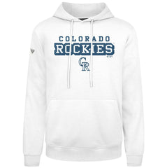 White Colorado Rockies Levelwear Podium Hoodie