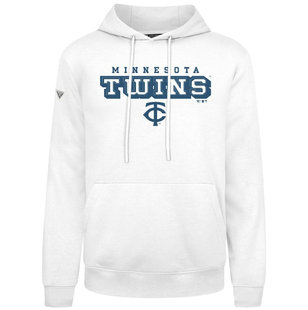 White Minnesota Twins Levelwear Podium Hoodie