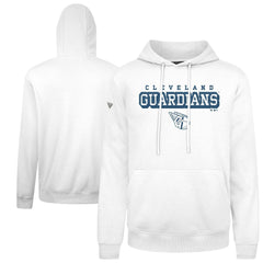 White Cleveland Guardians Levelwear Podium Hoodie