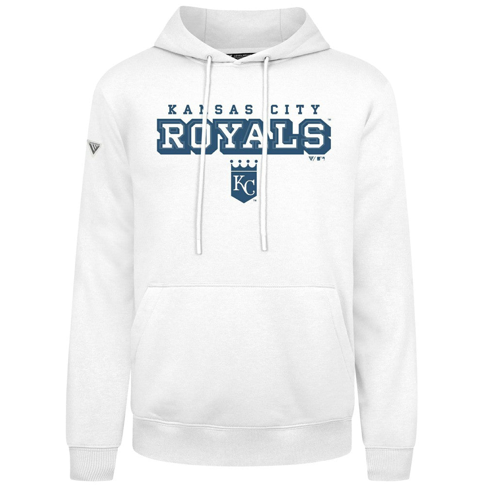 White Kansas City Royals Levelwear Podium Hoodie
