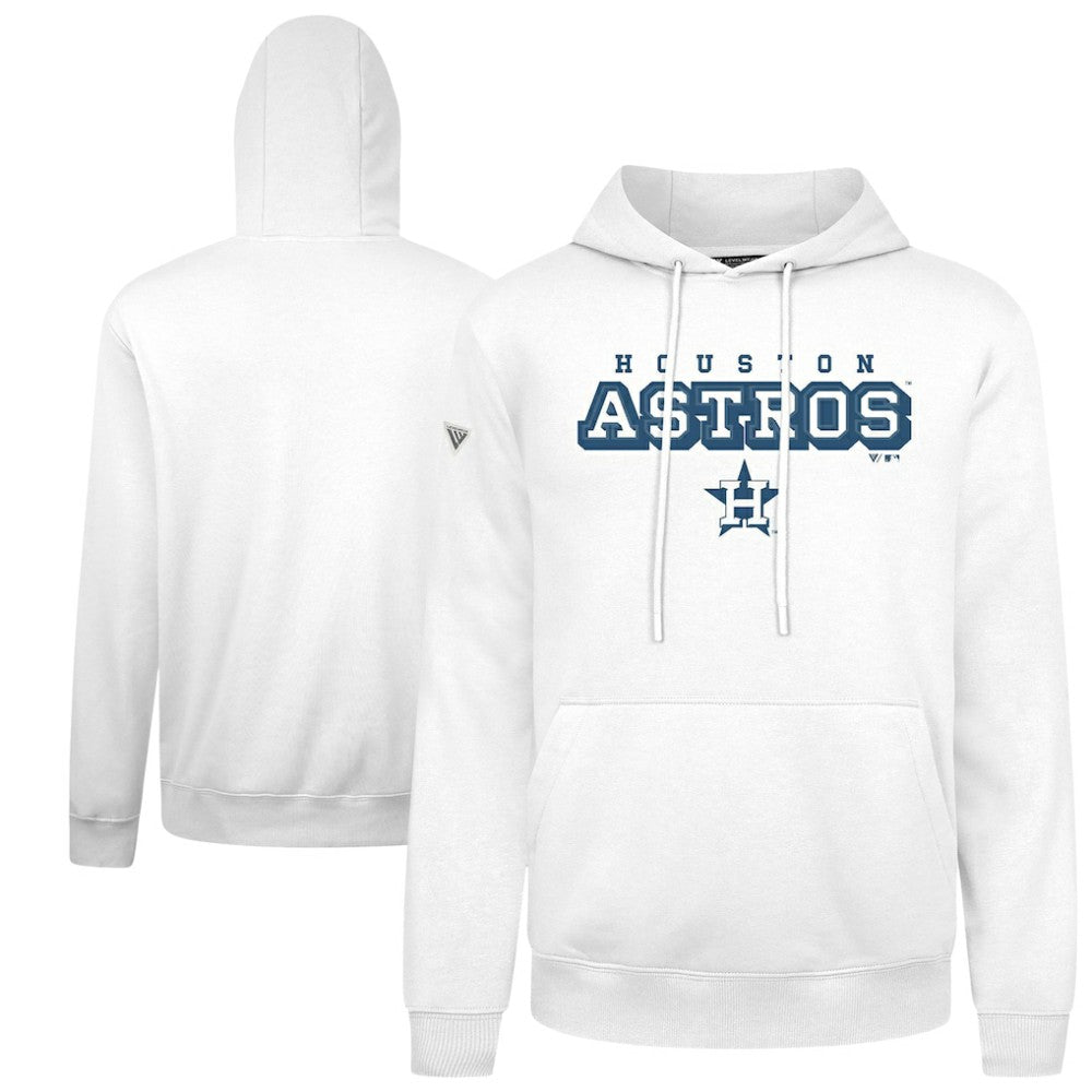 White Houston Astros Levelwear Podium Hoodie