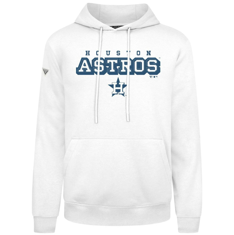 White Houston Astros Levelwear Podium Hoodie