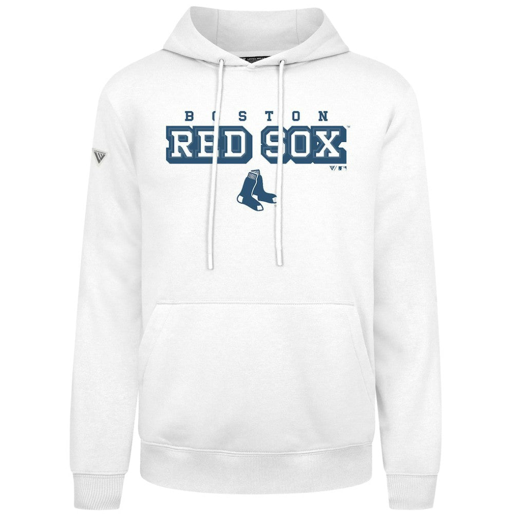White Boston Red Sox Levelwear Podium Hoodie