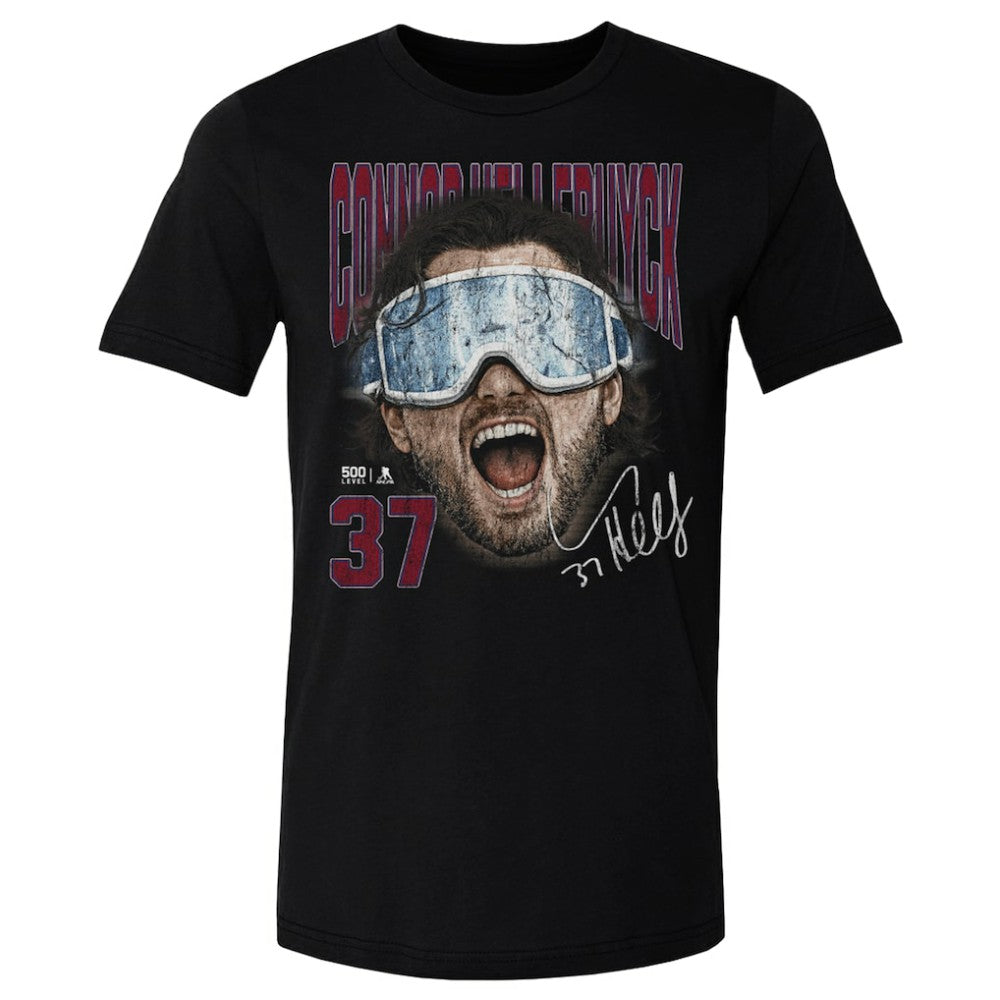 NHL Connor Hellebuyck US Men's Hockey 500 Level Goggles T-Shirt