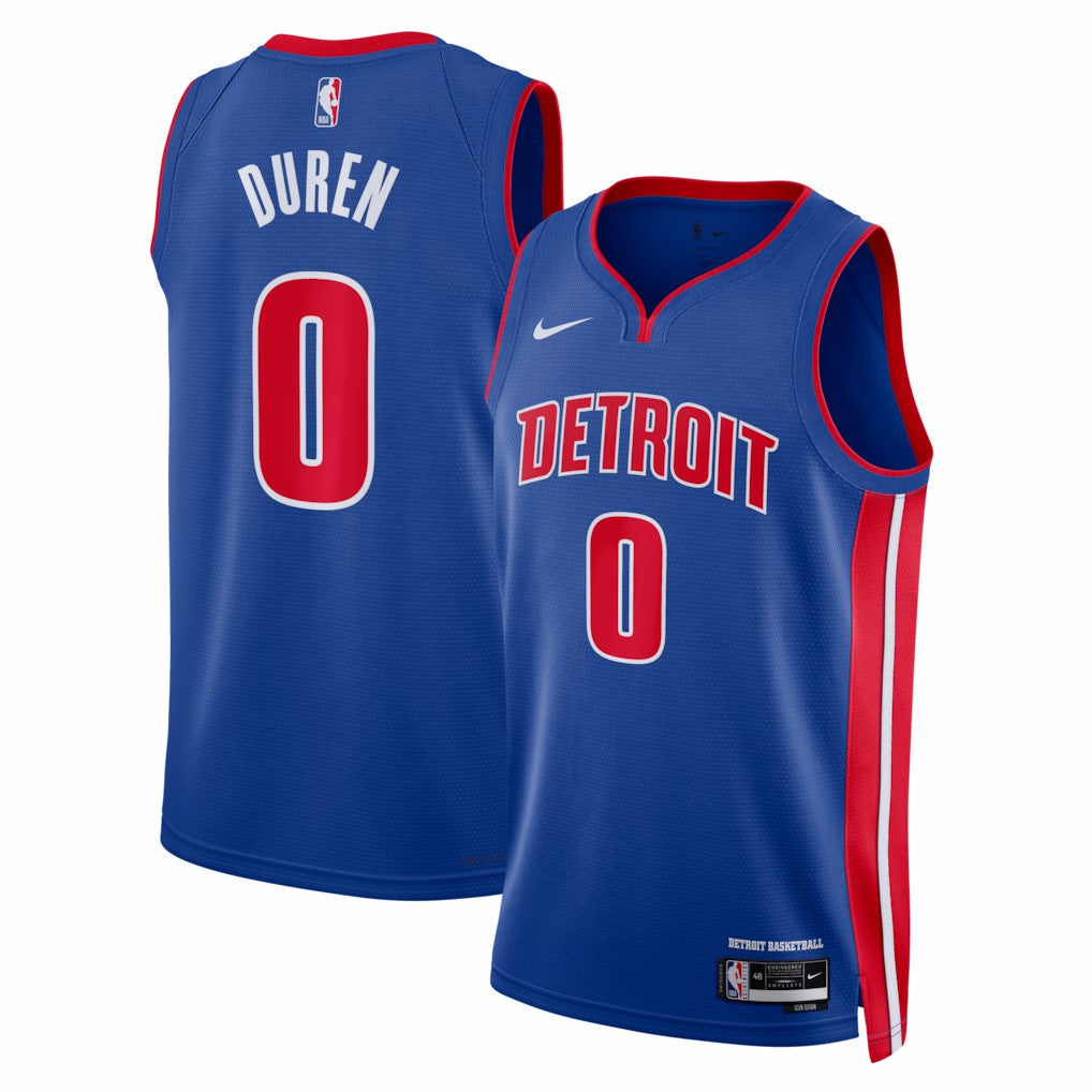 Nike Jalen Duren Detroit Pistons Unisex Swingman Jersey sale