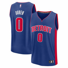 Fanatics Jalen Duren Detroit Pistons Fast Break Replica Jersey sale