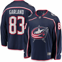 NHL Conor Garland Columbus Blue Jackets Fanatics Home Breakaway Jersey