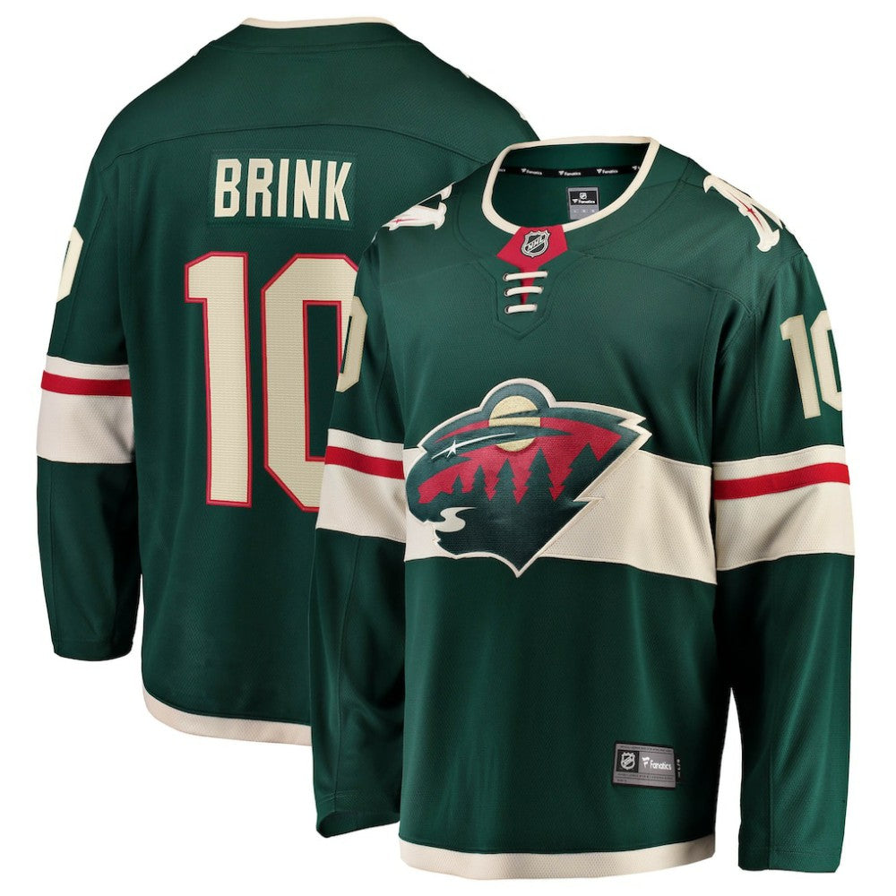 NHL Bobby Brink Minnesota Wild Fanatics Home Breakaway Jersey