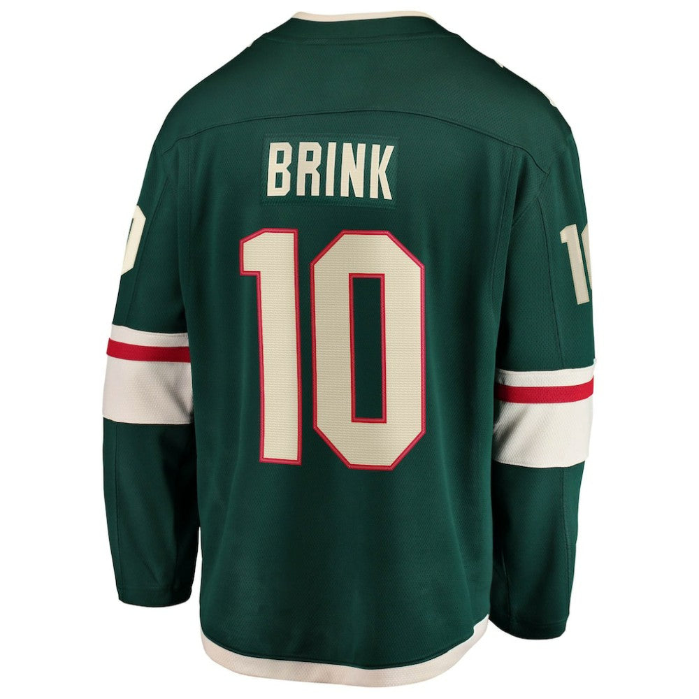 NHL Bobby Brink Minnesota Wild Fanatics Home Breakaway Jersey